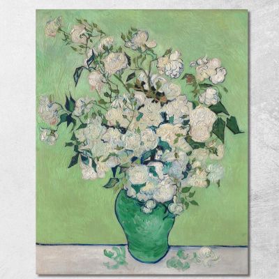 Un Vaso Di Rose Vincent van Gogh vvg159 quadro stampa su tela