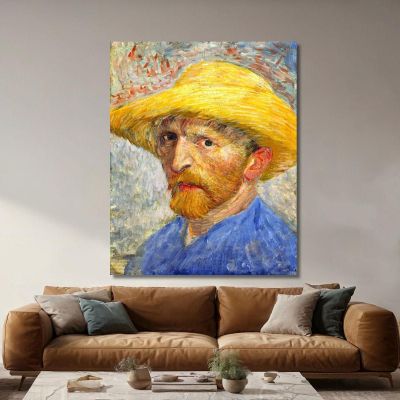 Self Portrait Vincent van Gogh, vvg160 canvas print