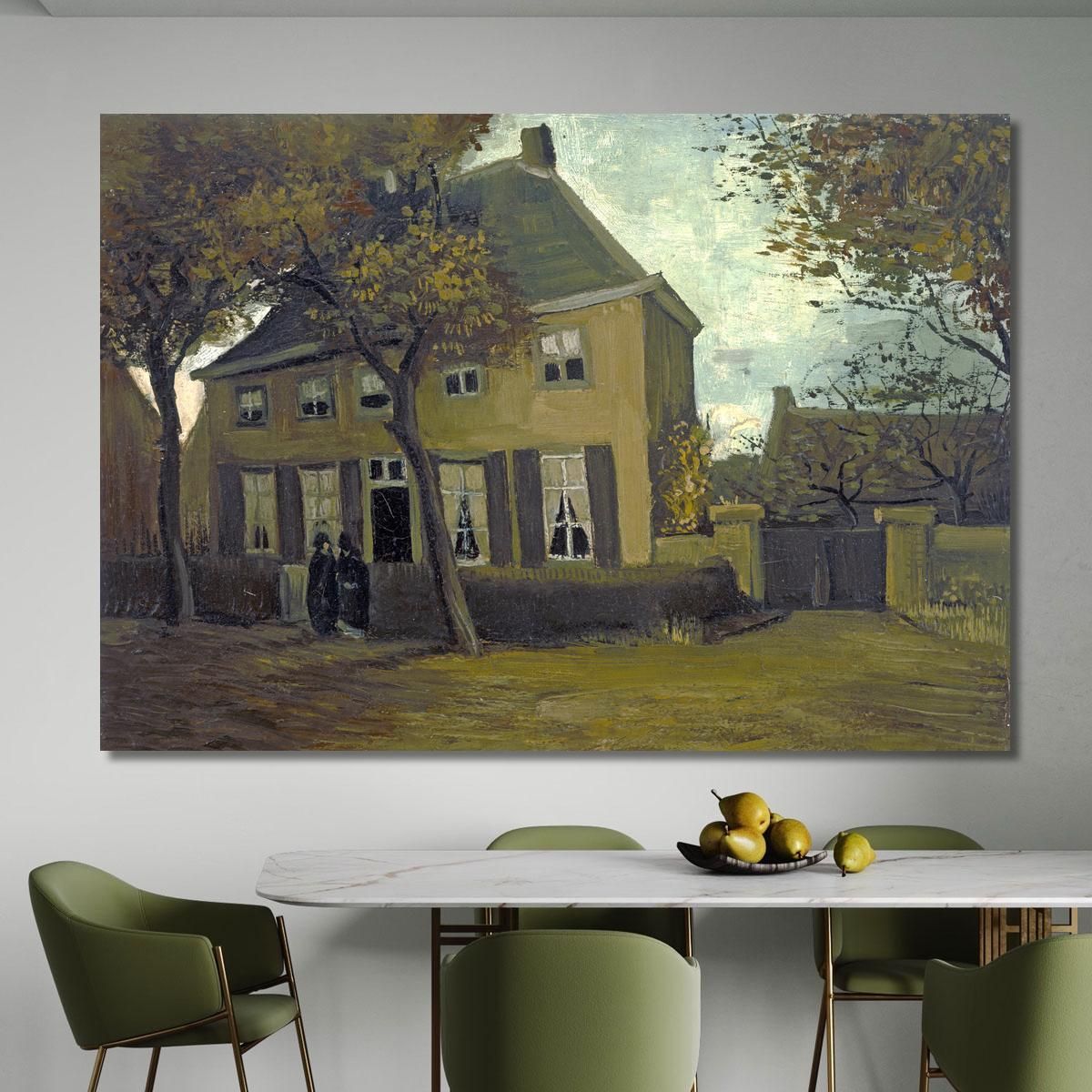 La Canonica Di Nuenen Vincent van Gogh vvg177 quadro stampa su tela