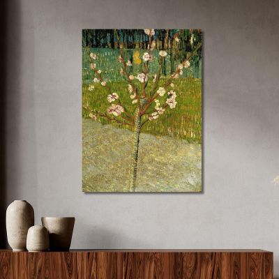 Mandorlo In Fiore Vincent van Gogh vvg190 quadro stampa su tela