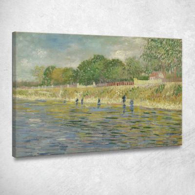 Banca Della Senna Vincent van Gogh vvg192 quadro stampa su tela