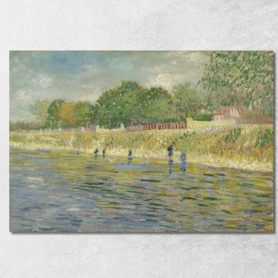 Banca Della Senna Vincent van Gogh vvg192 quadro stampa su tela