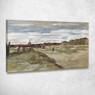 Sbiancamento A Scheveningen Vincent van Gogh vvg195 quadro stampa su tela