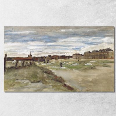 Sbiancamento A Scheveningen Vincent van Gogh vvg195 quadro stampa su tela