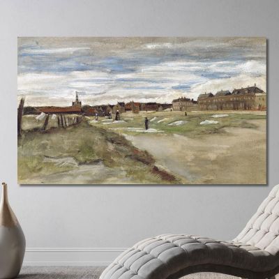 Sbiancamento A Scheveningen Vincent van Gogh vvg195 quadro stampa su tela