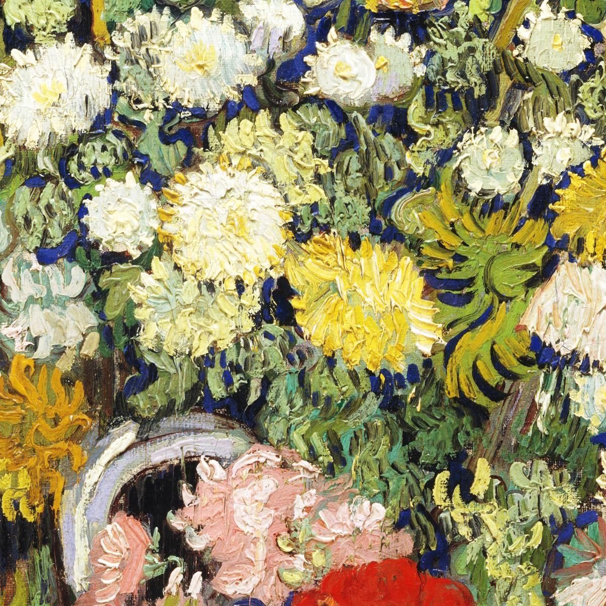 Mazzo Di Fiori In Un Vaso Vincent van Gogh vvg199 quadro stampa su tela