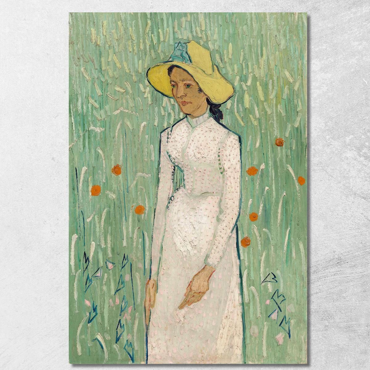 Ragazza In Bianco Vincent van Gogh vvg217 quadro stampa su tela