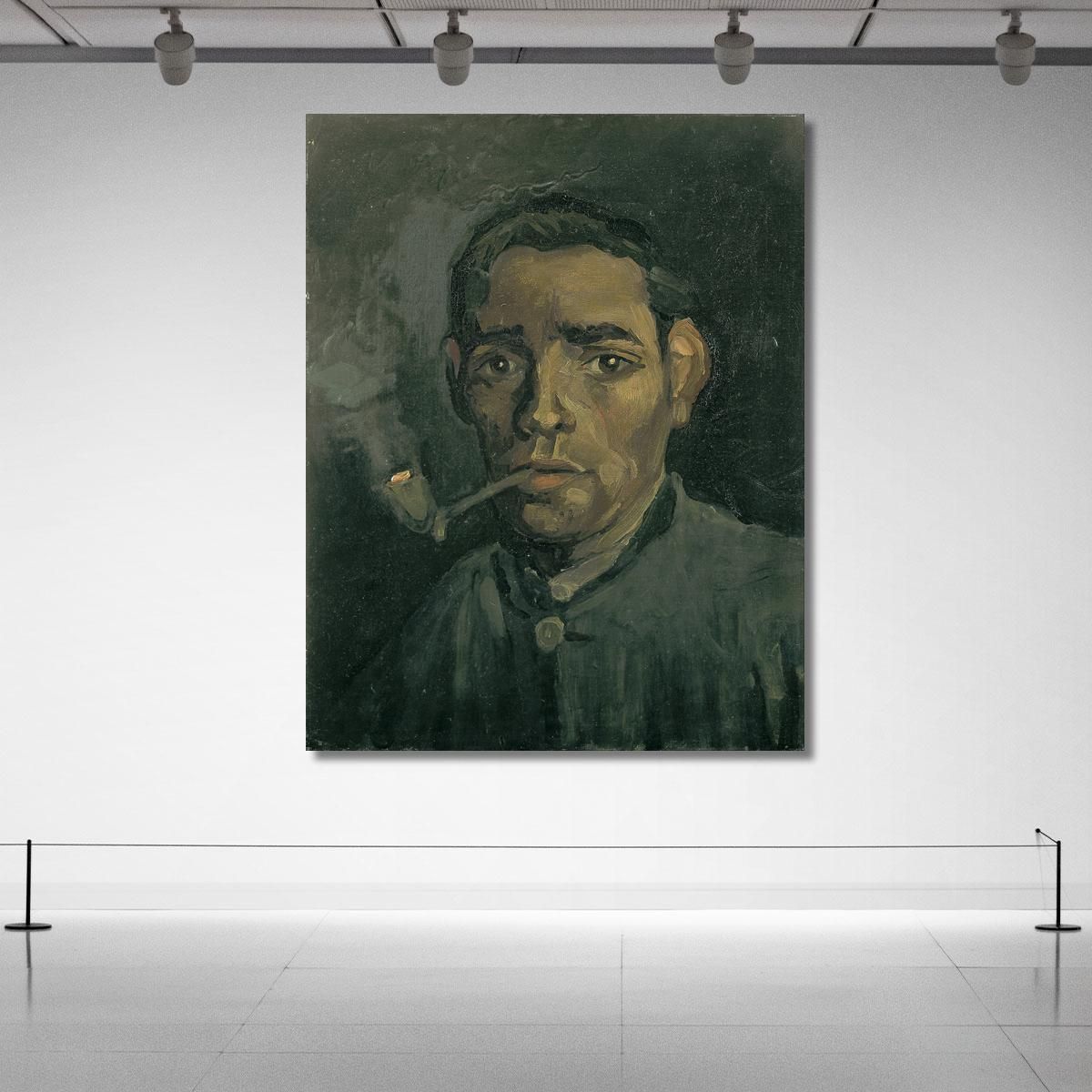 Head Of A Man Vincent van Gogh, vvg220 canvas print