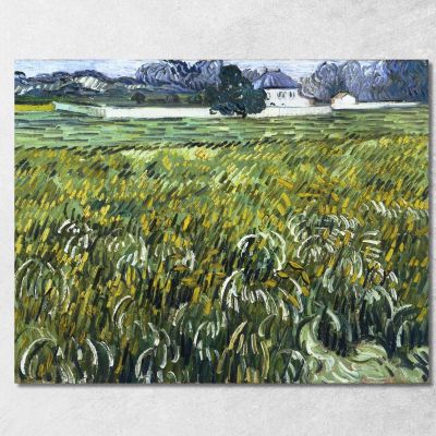 Casa Ad Auvers Vincent van Gogh vvg225 quadro stampa su tela