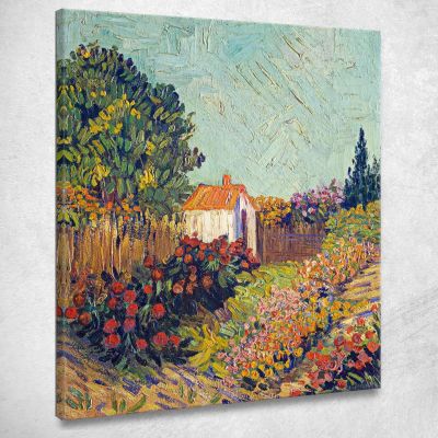 Paesaggio Vincent van Gogh vvg231 quadro stampa su tela