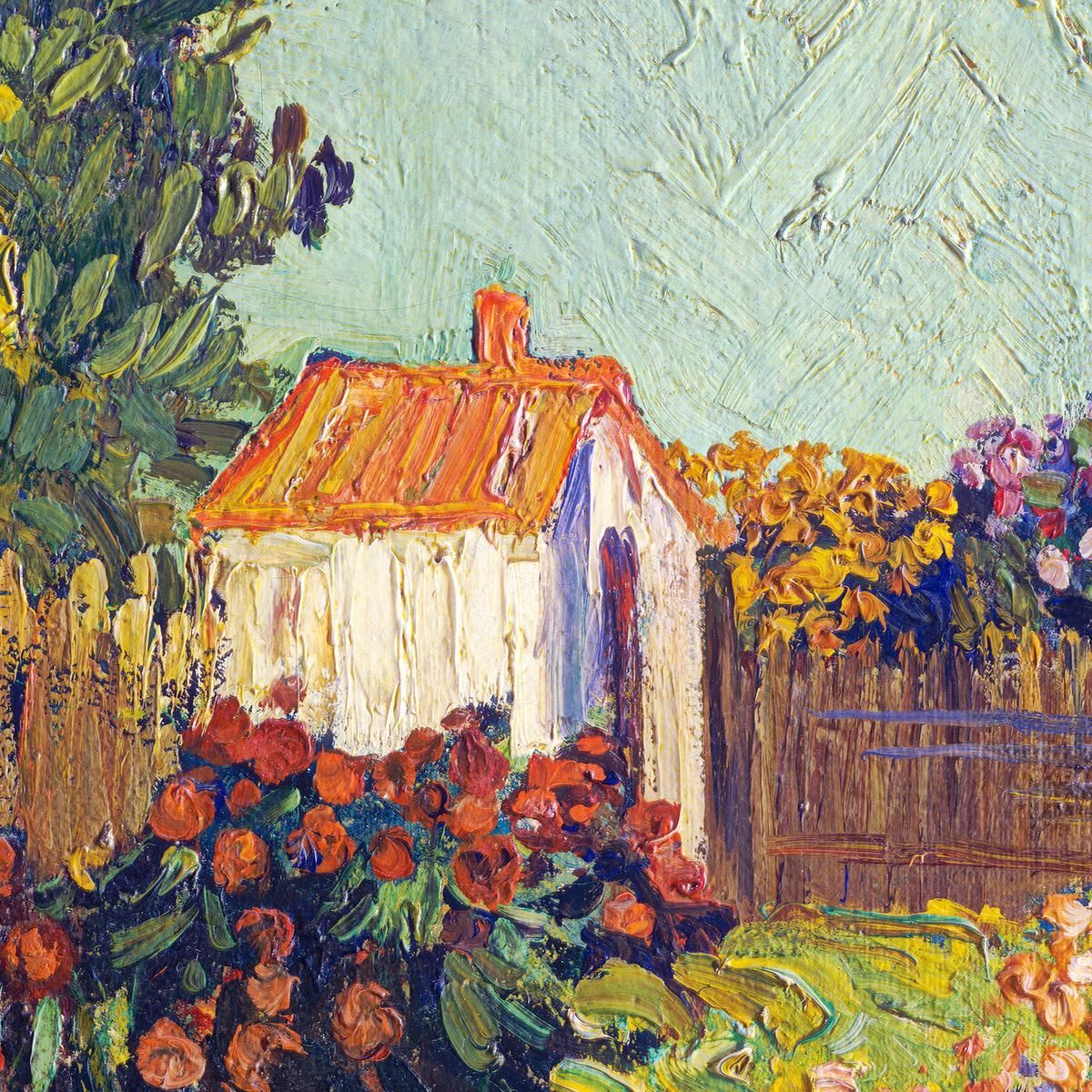 Paesaggio Vincent van Gogh vvg231 quadro stampa su tela