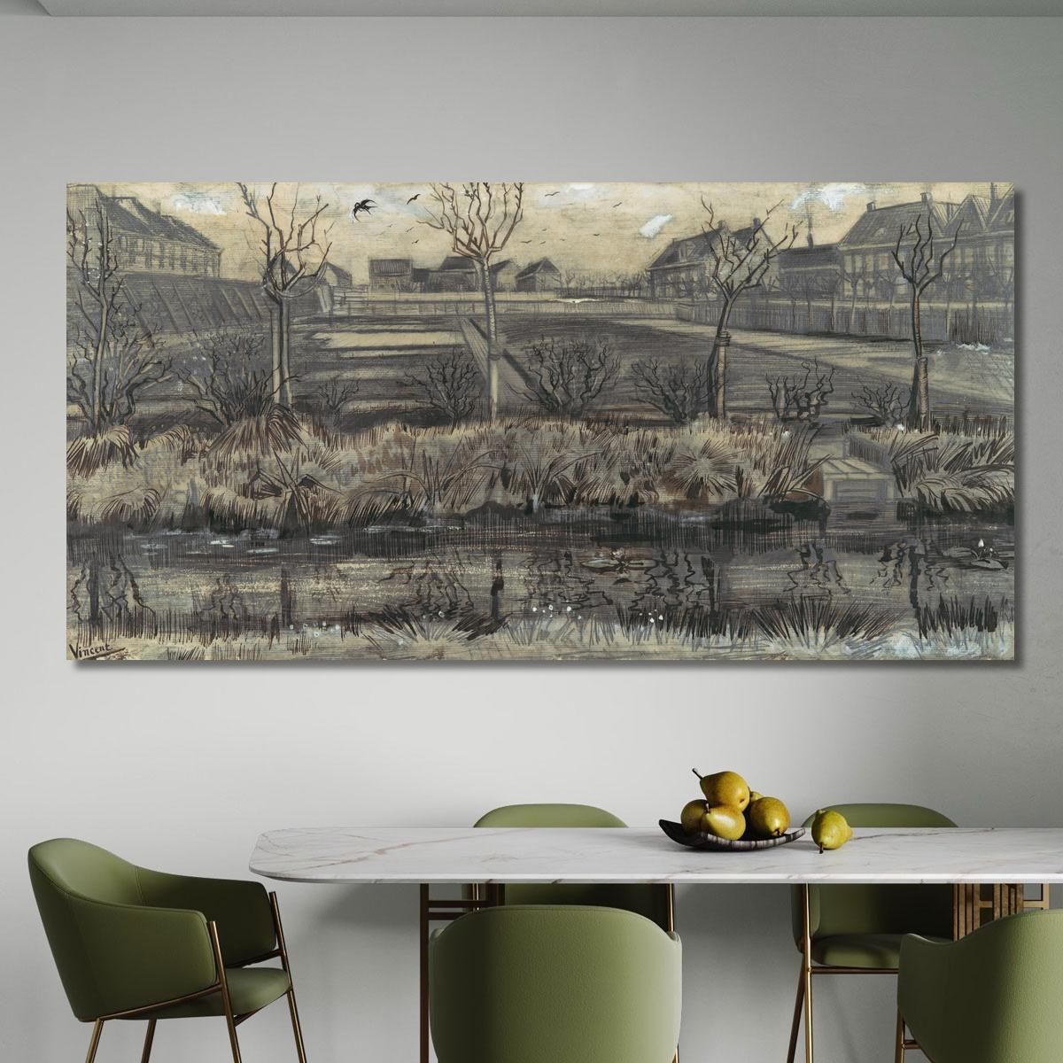 Nursery On Schenkweg Vincent van Gogh, vvg245 canvas print