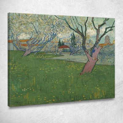 Frutteti In Fiore Vista Arles Vincent van Gogh vvg251 quadro stampa su tela