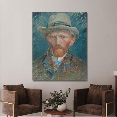 Autoritratto 5 Vincent van Gogh vvg270 quadro stampa su tela