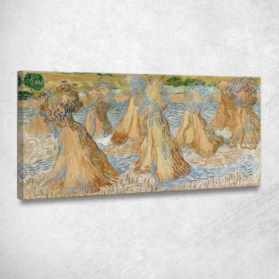 Covoni Di Grano Vincent van Gogh vvg271 quadro stampa su tela