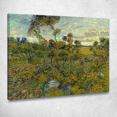 Tramonto A Montmajour Vincent van Gogh vvg279 quadro stampa su tela