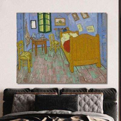 La Camera Da Letto Vincent van Gogh vvg282 quadro stampa su tela