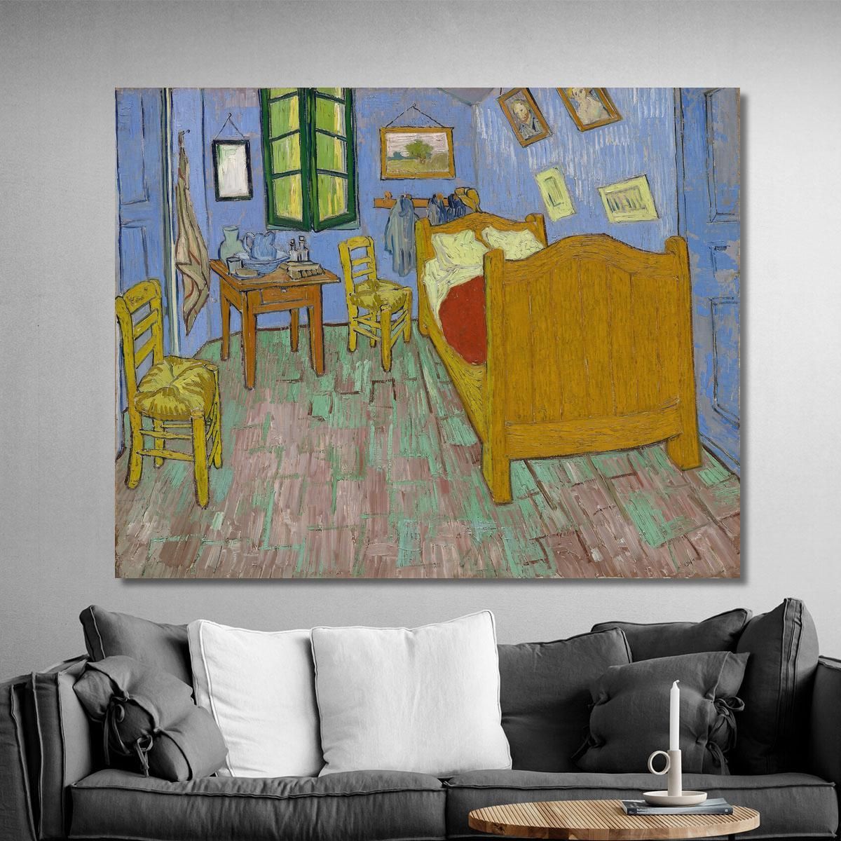 La Camera Da Letto Vincent van Gogh vvg282 quadro stampa su tela