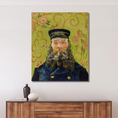 Il Postino Joseph Roulin Vincent van Gogh vvg292 quadro stampa su tela