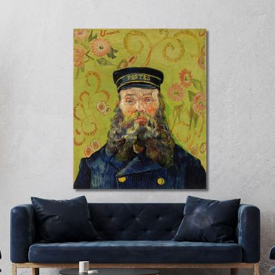 Il Postino Joseph Roulin Vincent van Gogh vvg292 quadro stampa su tela