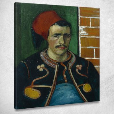 The Zouave Vincent van Gogh, vvg299 ภาพพิมพ์บนผ้าใบแคนวาส