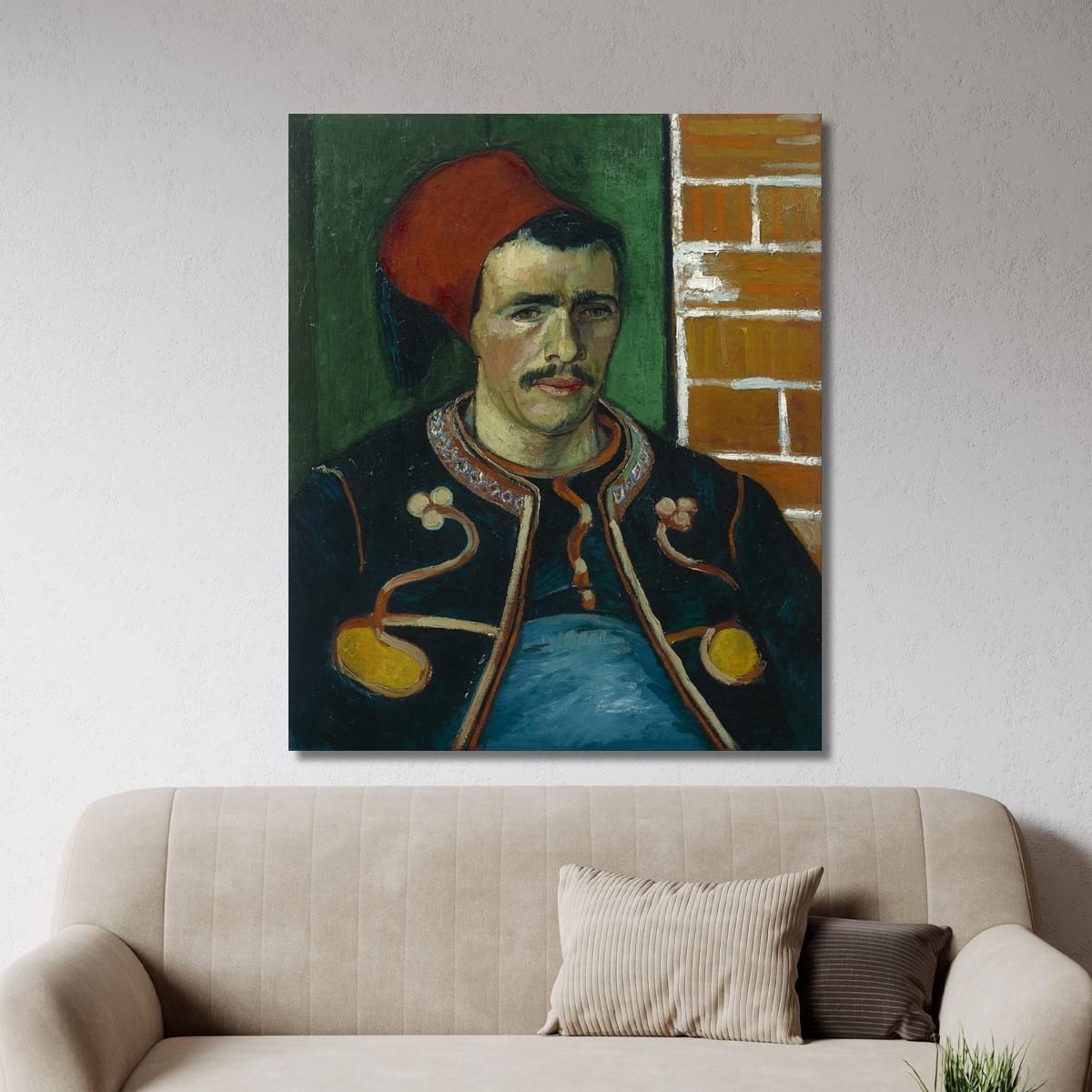 The Zouave Vincent van Gogh, vvg299 canvas print