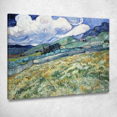 Paesaggio Di Saint-Rémy 1889 Vincent van Gogh vvg308 quadro stampa su tela