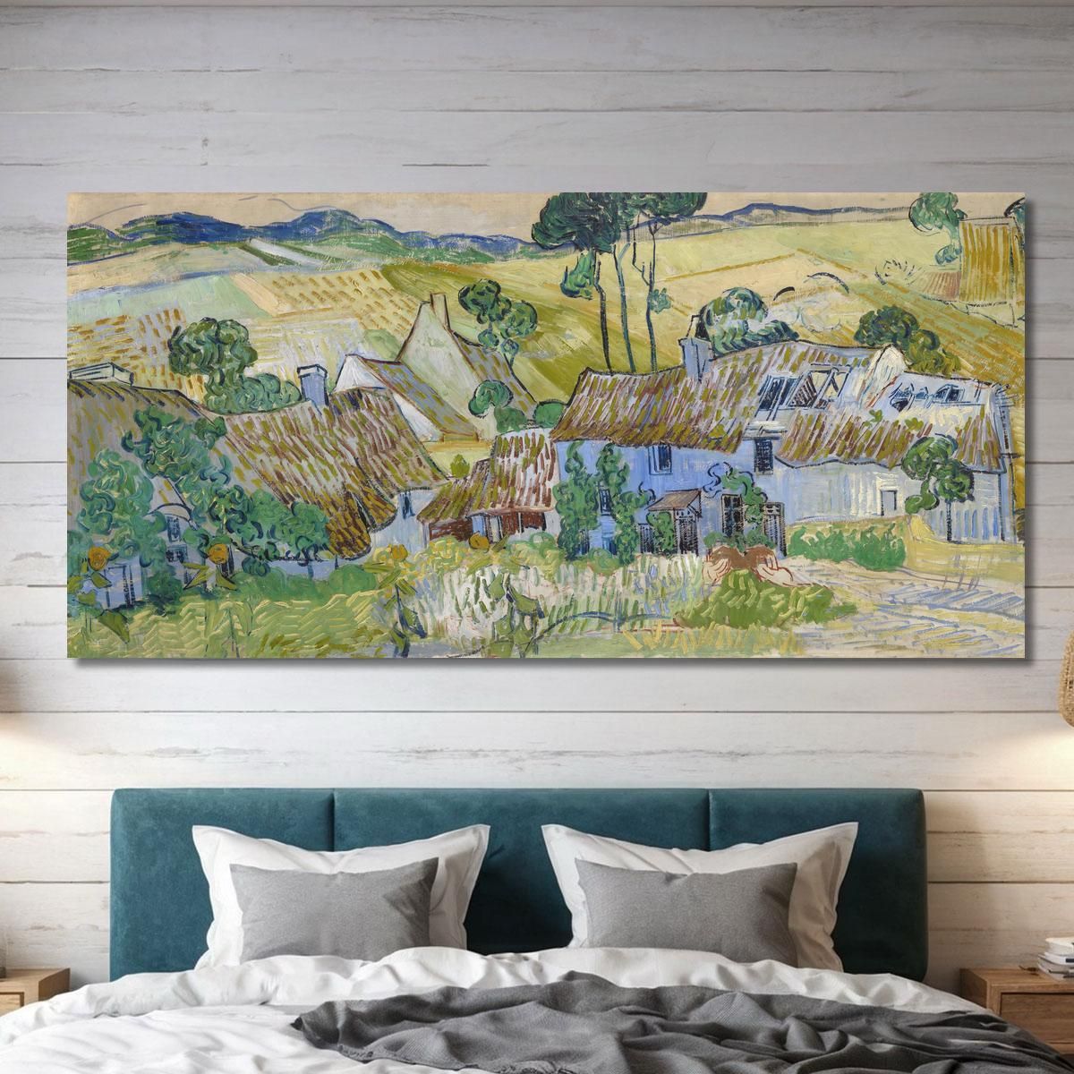 Farms Near Auvers Vincent van Gogh, vvg320 canvas print