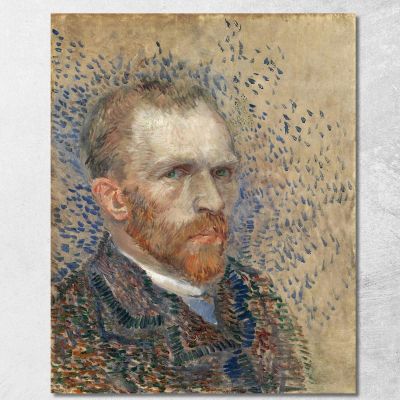 Auto Ritratto Vincent van Gogh vvg326 quadro stampa su tela