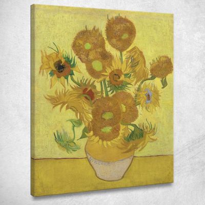 Girasoli Vincent van Gogh vvg328 quadro stampa su tela