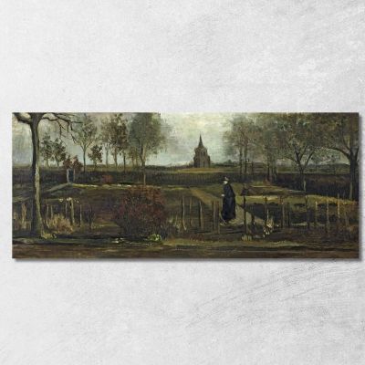 Il Giardino Della Canonica A Nuenen Vincent van Gogh vvg330 quadro stampa su tela