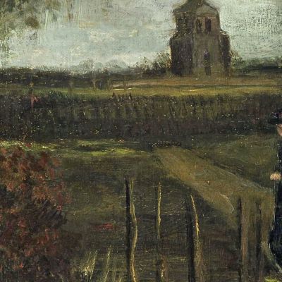 Il Giardino Della Canonica A Nuenen Vincent van Gogh vvg330 quadro stampa su tela