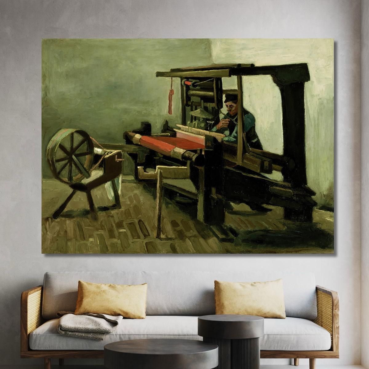 Weaver Vincent van Gogh, vvg336 canvas print