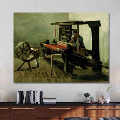 Weaver Vincent van Gogh, vvg336 ภาพพิมพ์บนผ้าใบแคนวาส