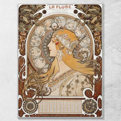 Zodiac Alphonse Mucha amu11 canvas print 