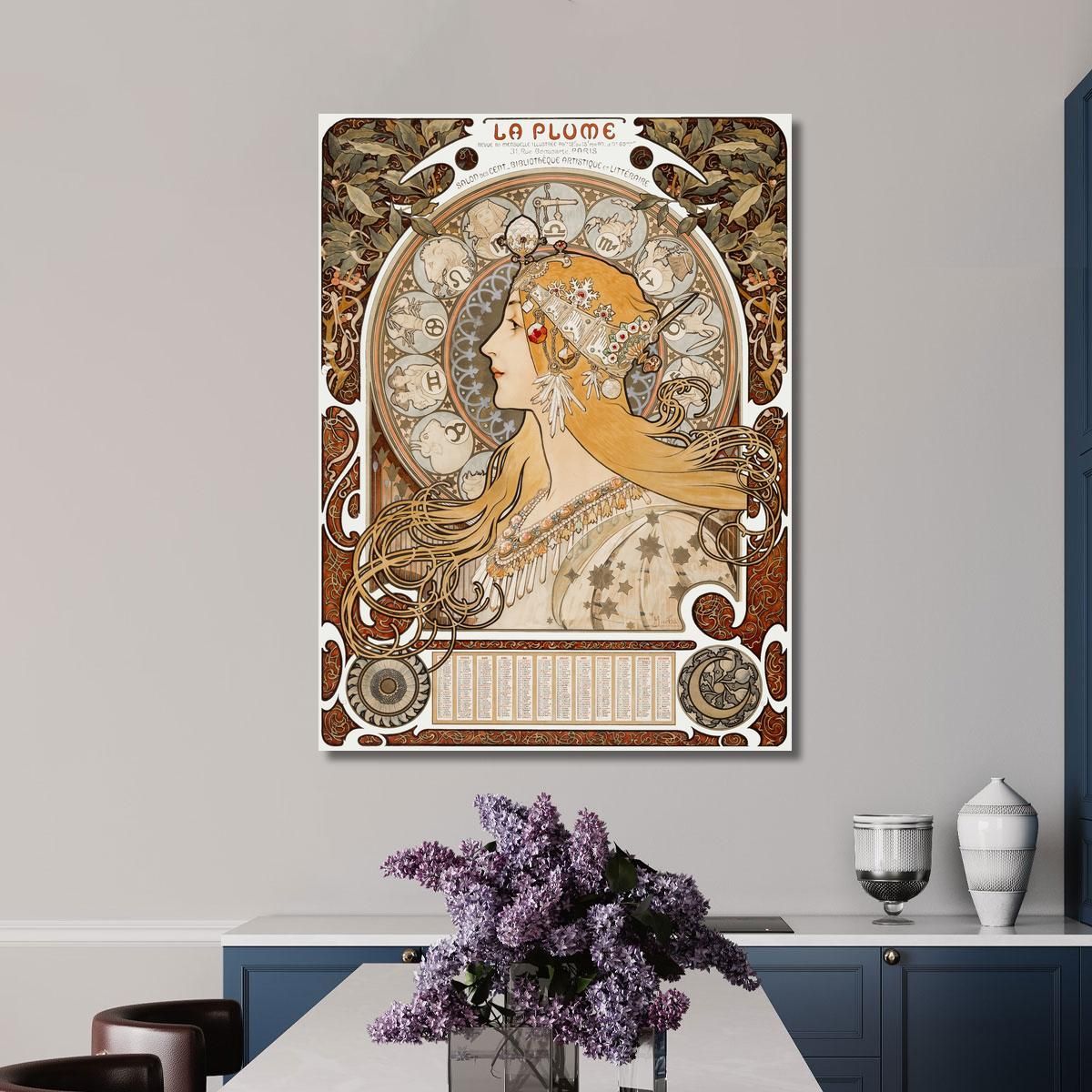 Zodiac Alphonse Mucha amu11 canvas print 