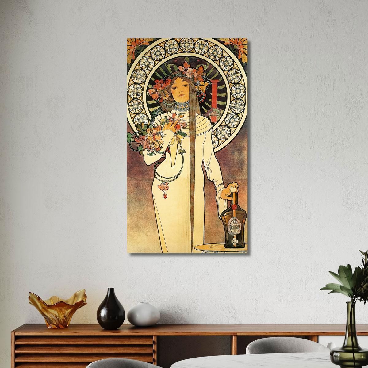 Art Nouveau Illustration Alphonse Mucha amu15 canvas print 