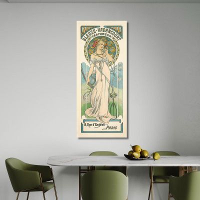 Bleuzehadancourt Perfumer Alphonse Mucha amu23 canvas print 