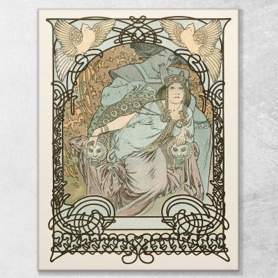 Ilsee Princess Of Tripoli 1897 Alphonse Mucha amu50 canvas print 