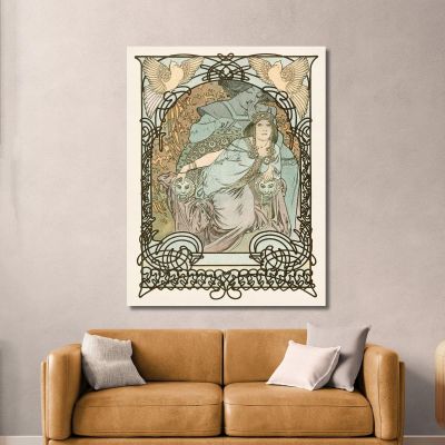 Ilsee Princess Of Tripoli 1897 Alphonse Mucha amu50 canvas print 