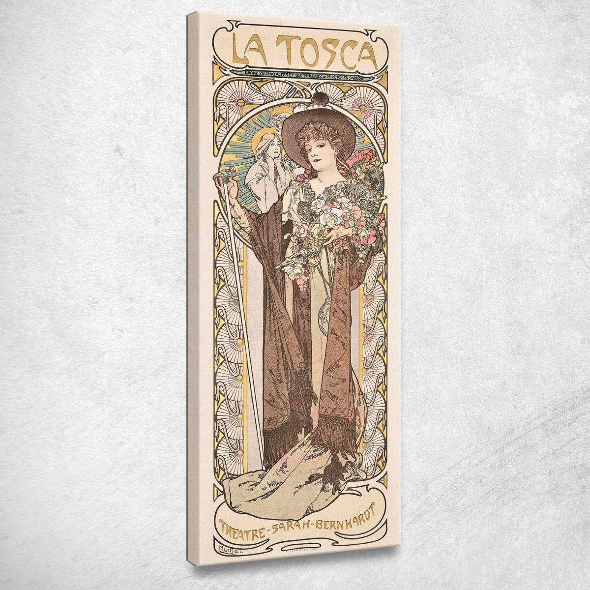 The Tosca Alphonse Mucha amu63 canvas print 