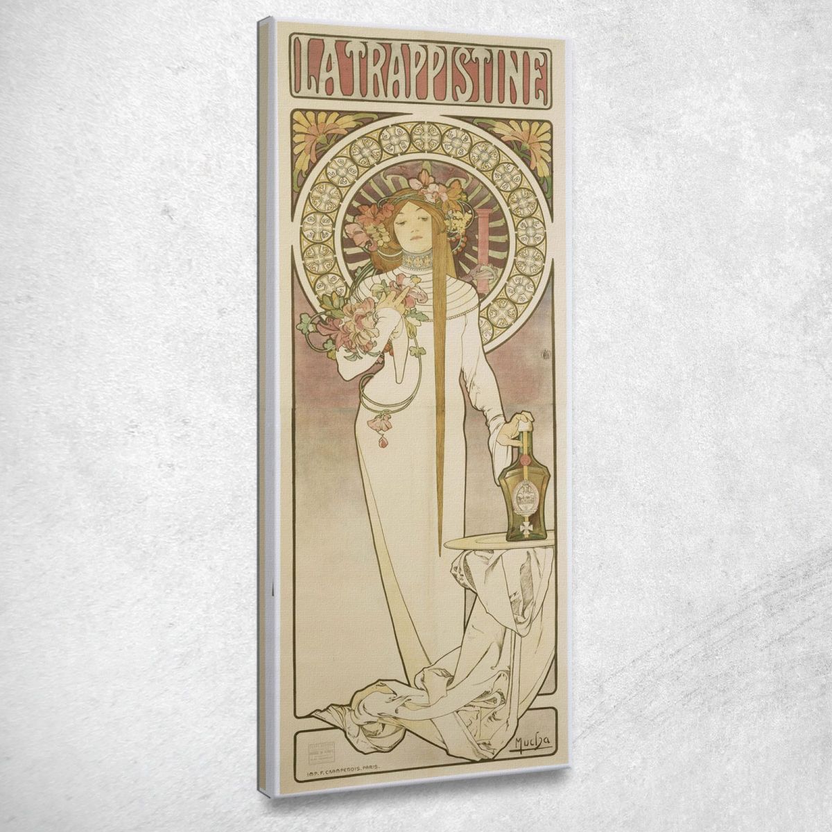 The Trappistine Alphonse Mucha amu64 canvas print 