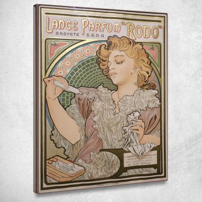 Lance Perfume Rodo Alphonse Mucha amu65 canvas print 