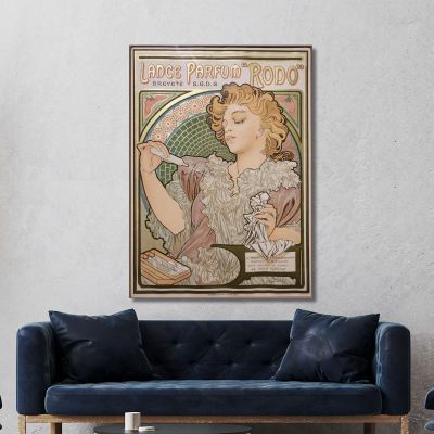 Lance Perfume Rodo Alphonse Mucha amu65 canvas print 