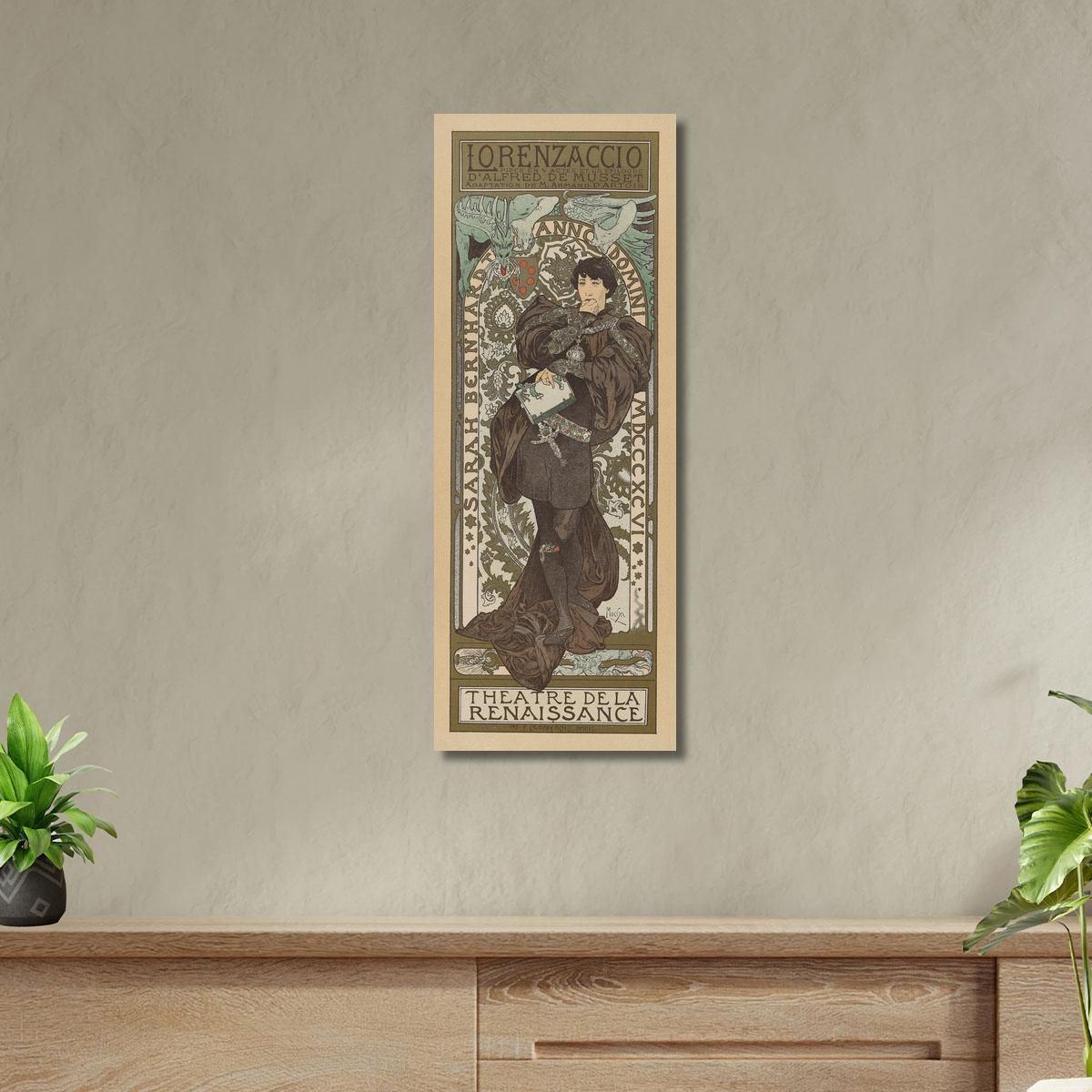 Lorenzoccio Alphonse Mucha amu74 canvas print 