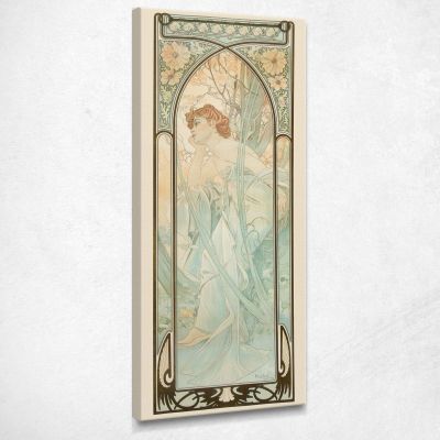 Reverie Du Soir From Times Of Day Alphonse Mucha amu99 canvas print 