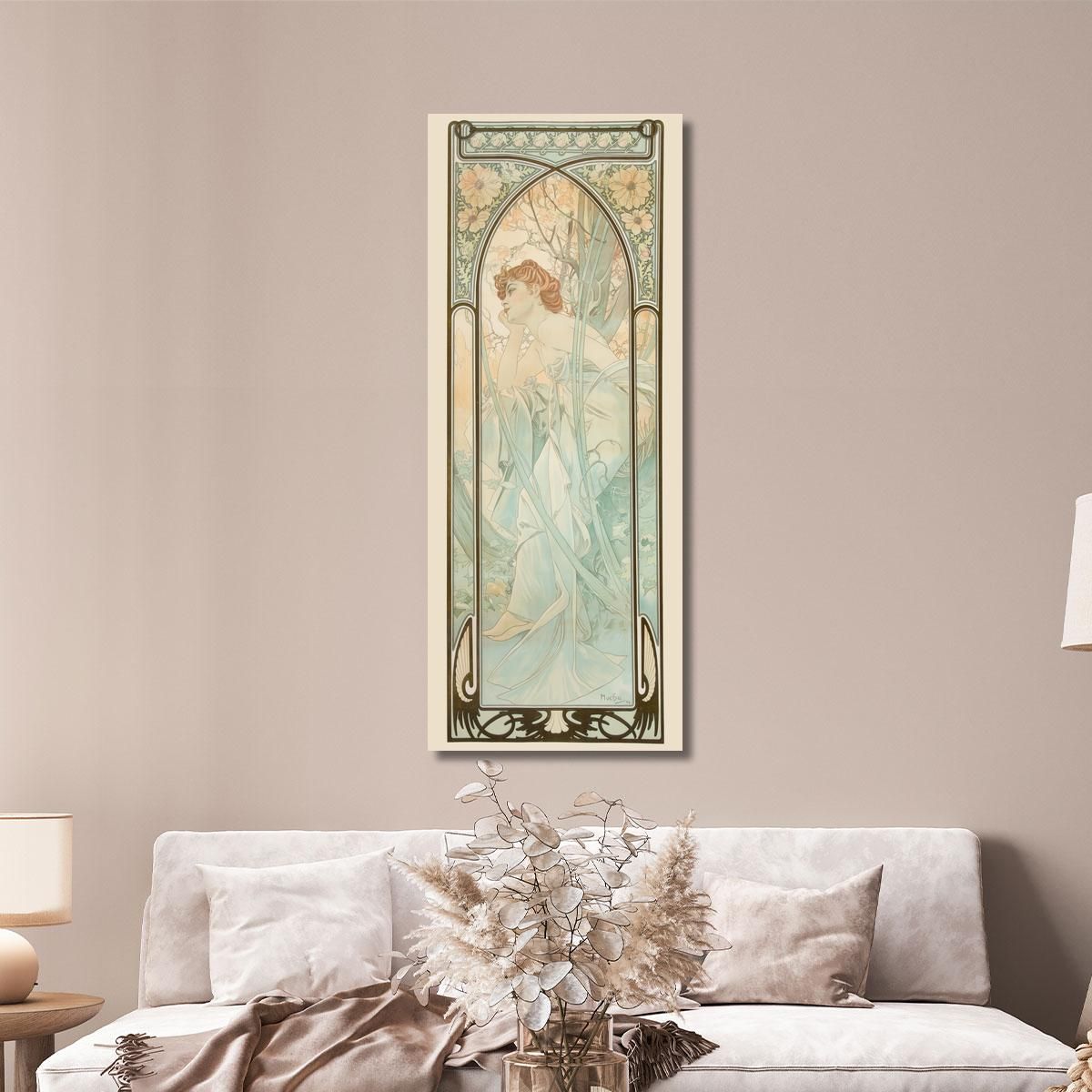 Reverie Du Soir From Times Of Day Alphonse Mucha amu99 canvas print 