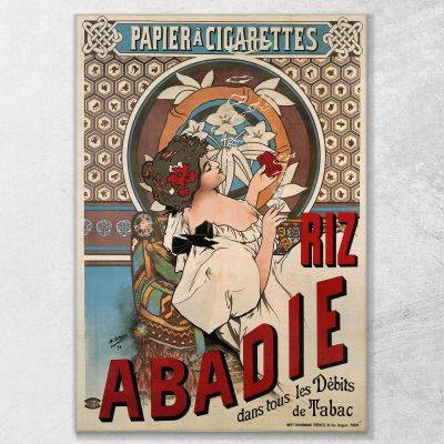 Abadie Rice Alphonse Mucha amu100 canvas print 