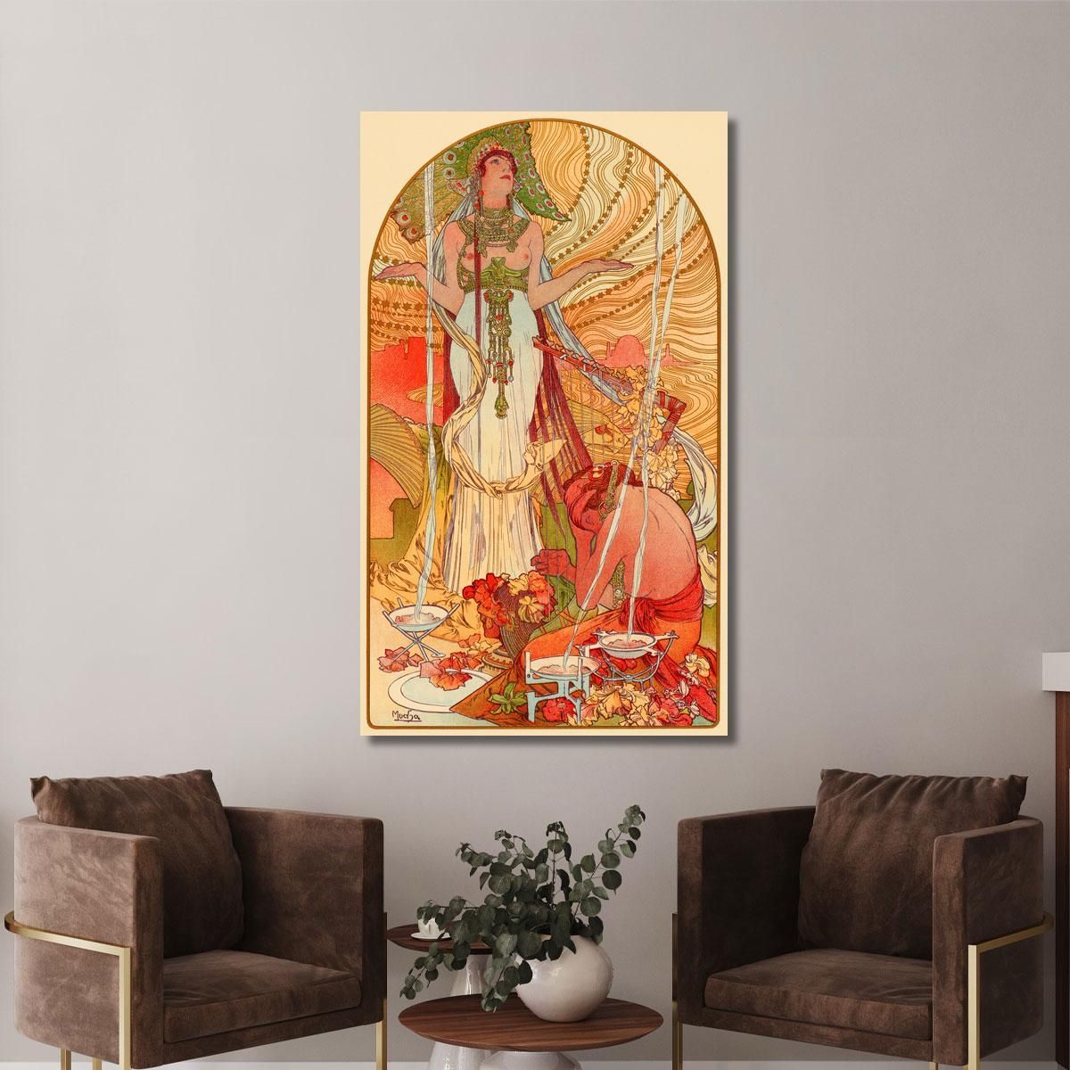 Salammbo Alphonse Mucha amu101 canvas print 