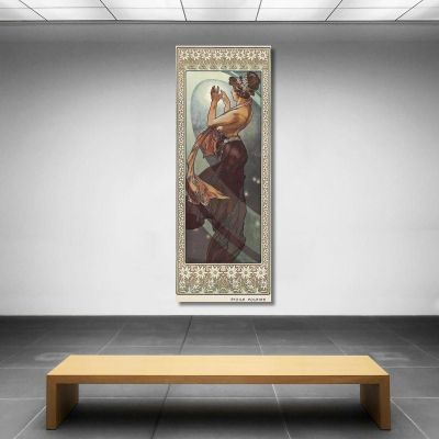 North Star Alphonse Mucha amu127 canvas print 